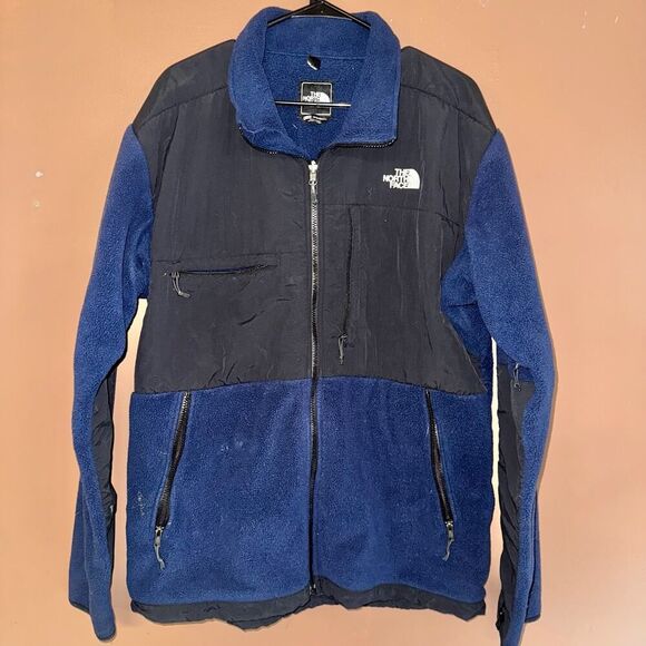 The North Face Men's Denali Fleece Jacket - Navy Black XL - Picture 6 of 9